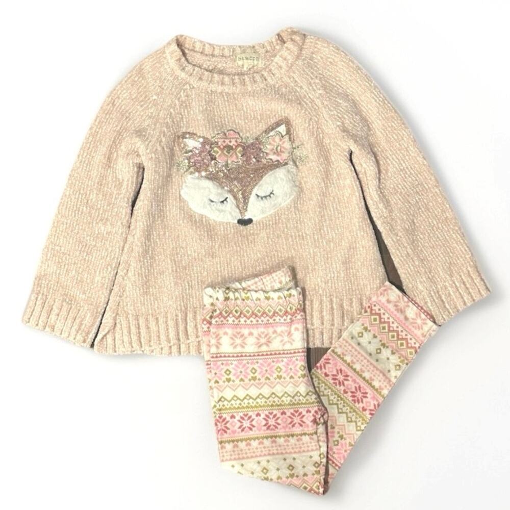 btween Fox Sweater & Leggings Set 6x